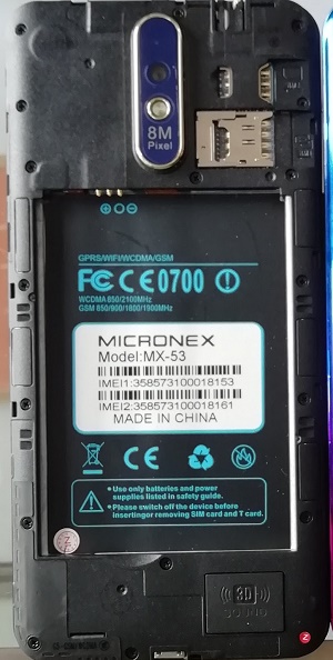 Micronex MX 53 Flash File