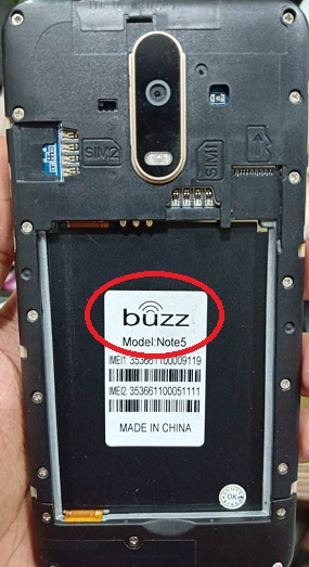 Buzz Note 5 Flash File
