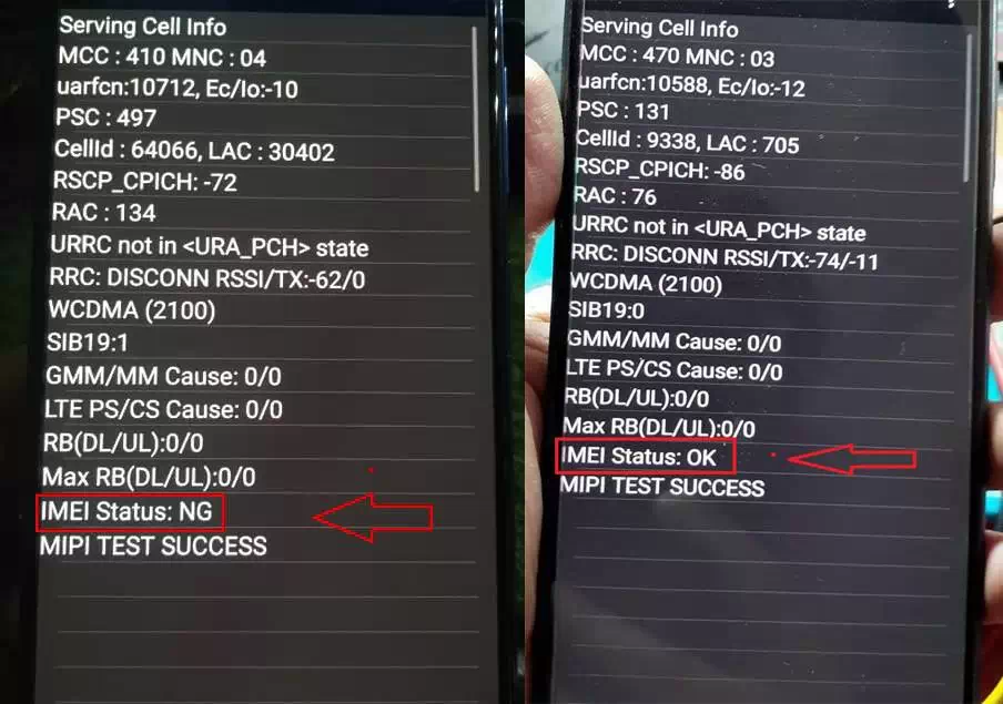 Samsung A326B IMEI NG Patch Cert Failed